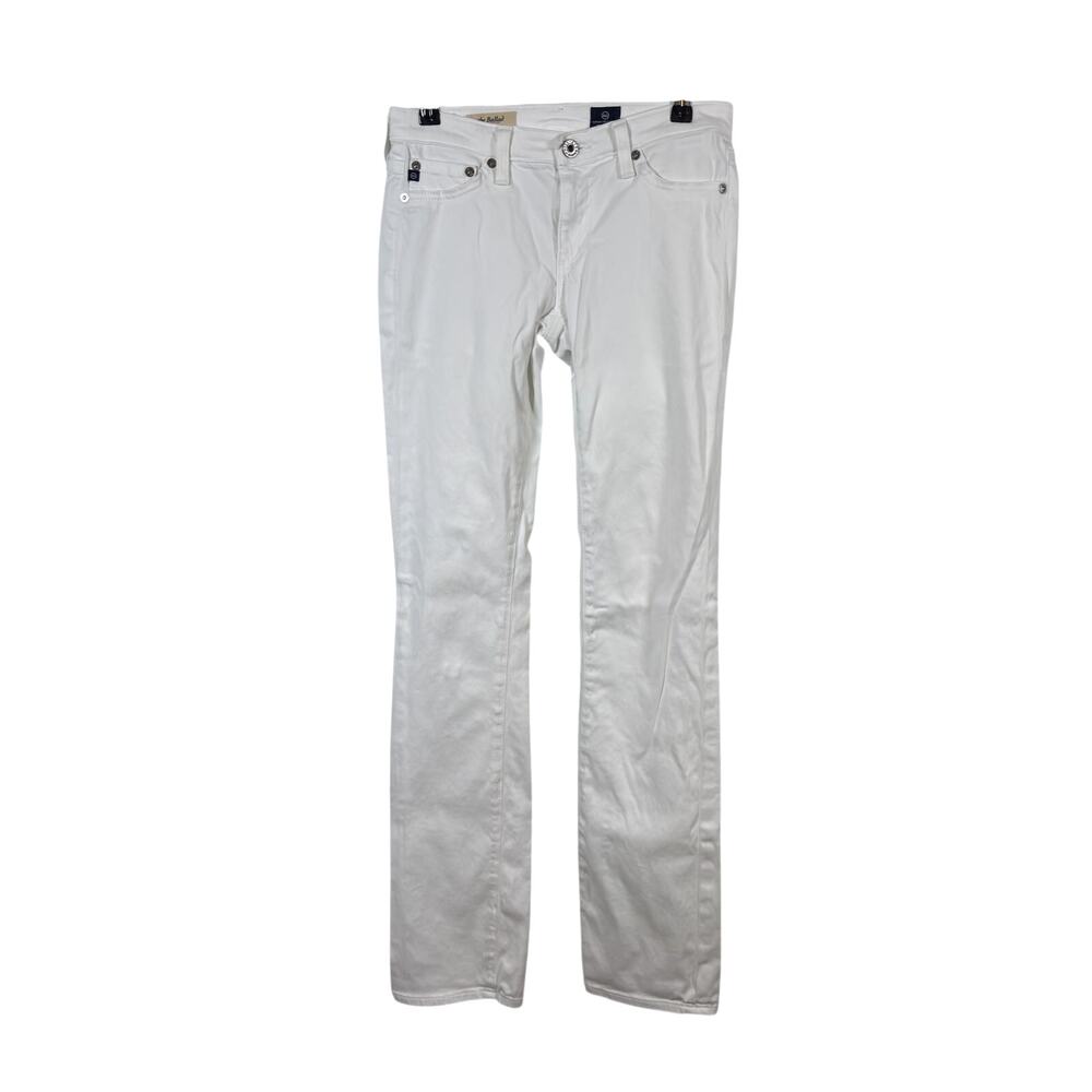 AG Adriano Goldschmied The Ballad Jeans Womens 26 Slim Boot White Low Rise